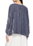 背面 - 点击放大 - AODRESS - Niwa Floral Embroidered Velvet Blouse