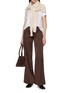 模特儿示范图 - 点击放大 - F.IT - Flared Satin Pants