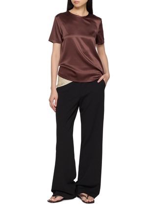 模特儿示范图 - 点击放大 - F.IT - Largo Elasticated Wide Leg Pants