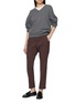 模特儿示范图 - 点击放大 - F.IT - Pleated Tapered Pants