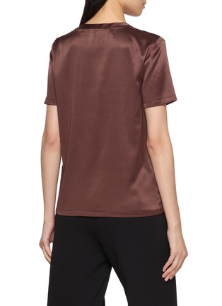 背面 - 点击放大 - F.IT - Satin Short Sleeve T-Shirt