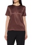 首图 - 点击放大 - F.IT - Satin Short Sleeve T-Shirt