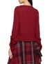 背面 - 点击放大 - Y'S - Button Up Sleeve Boat Neck Sweater