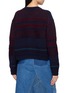 背面 - 点击放大 - Y'S - Tyrolean Patchwork Intarsia Knit Cardigan