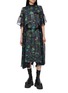 首图 - 点击放大 - SACAI - Floral Print Contrast Panel Dress