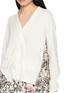  - SACAI - Floral Print Knit Cardigan