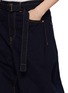 - SACAI - 腰带弯刀牛仔长裤