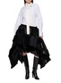 模特儿示范图 - 点击放大 - SACAI - X A.P.C. Quilted Patchwork Skirt
