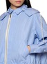  - SACAI - 衬衫拼接连帽夹克