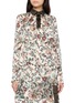 首图 - 点击放大 - SACAI - Floral Print Layered Shirt