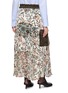背面 - 点击放大 - SACAI - Floral Patchwork Maxi Skirt