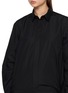  - SACAI - Long Sleeve Asymmetric Hem Poplin Dress