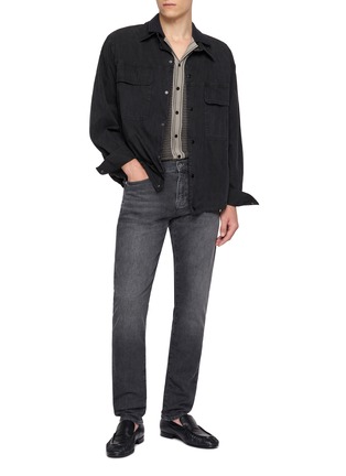 模特儿示范图 - 点击放大 - FRAME - L'Homme Slim Leg Jeans