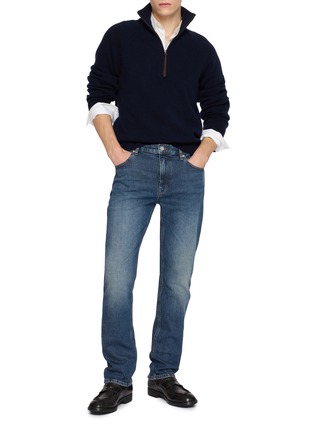 模特儿示范图 - 点击放大 - FRAME - Modern Straight Denim Jeans