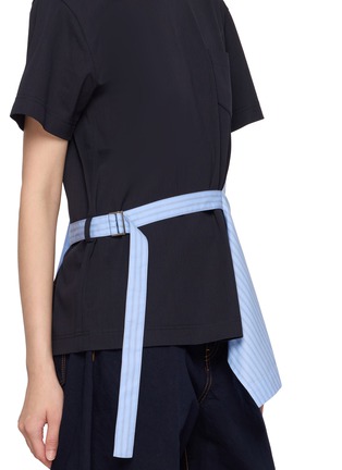  - SACAI - 解构拼接短袖 T 恤