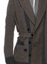  - SACAI - 拼接解构西装式外套