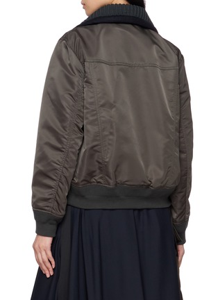 背面 - 点击放大 - SACAI - Convertible Collar Hybrid Blouson Jacket