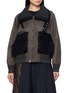 首图 - 点击放大 - SACAI - Convertible Collar Hybrid Blouson Jacket