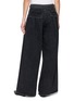 背面 - 点击放大 - SACAI - Belted Wide Leg Cotton Denim Jeans