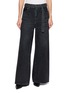 首图 - 点击放大 - SACAI - Belted Wide Leg Cotton Denim Jeans