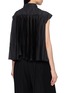 背面 - 点击放大 - SACAI - Pleated Back Taffeta Satin Shirt