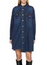 首图 - 点击放大 - SACAI - Long Sleeve Cotton Denim Shirt Dress