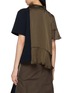 背面 - 点击放大 - SACAI - Short Sleeve Satin Jersey Blouse
