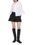 模特儿示范图 - 点击放大 - SACAI - Flared Raglan Sleeve Shirt