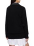 背面 - 点击放大 - SACAI - Layered Tailored Blazer Wool Knit Cardigan