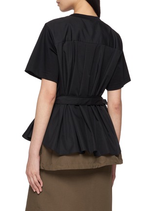 背面 - 点击放大 - SACAI - Hybrid Shirt T-Shirt
