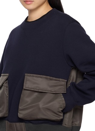  - SACAI - 拼接工装口袋上衣
