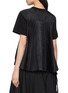 背面 - 点击放大 - SACAI - Hybrid Pleated Satin Back T-Shirt