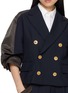  - SACAI - 拼接西装短外套