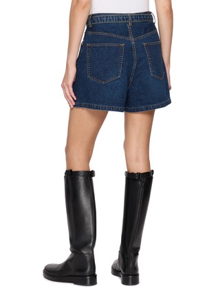 背面 - 点击放大 - SACAI - Belted Cotton Denim Shorts