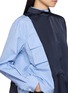  - SACAI - 解构拼接长袖衬衫