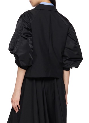 背面 - 点击放大 - SACAI - Hybrid Short Sleeve Nylon Suiting Jacket