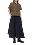模特儿示范图 - 点击放大 - SACAI - Hybrid Pleated Back Shirt