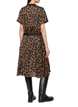 背面 - 点击放大 - SACAI - Hybrid T-Shirt Dress