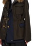  - SACAI - Short Sleeve Satin Jersey Blouse