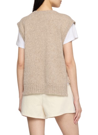 背面 - 点击放大 - CASA POMA - Llama Knit Gilet