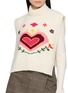  - CASA POMA - Heart Knit Mini Poncho