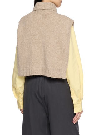 背面 - 点击放大 - CASA POMA - Inca Knit Mini Poncho