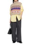模特儿示范图 - 点击放大 - CASA POMA - Inca Knit Mini Poncho