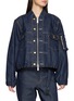 首图 - 点击放大 - SACAI - X Levi's Zip-Up Elasticated Hem Denim Jacket