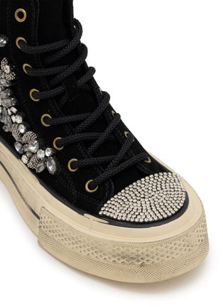细节 - 点击放大 - NAN-KU COUTURE - Embellished High Top Women's Sneakers