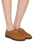 模特儿示范图 - 点击放大 - GAIMO - Belina Suede Derby Shoes