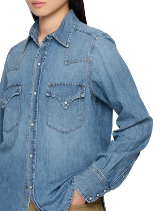  - FORTELA - Medium Wash Denim Texan Shirt