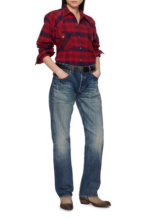 模特儿示范图 - 点击放大 - FORTELA - Checkered Texan Shirt