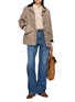 模特儿示范图 - 点击放大 - FORTELA - Patch Pocket Medium Wash Jeans