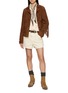 模特儿示范图 - 点击放大 - FORTELA - Buttoned Flap Pocket Shirt